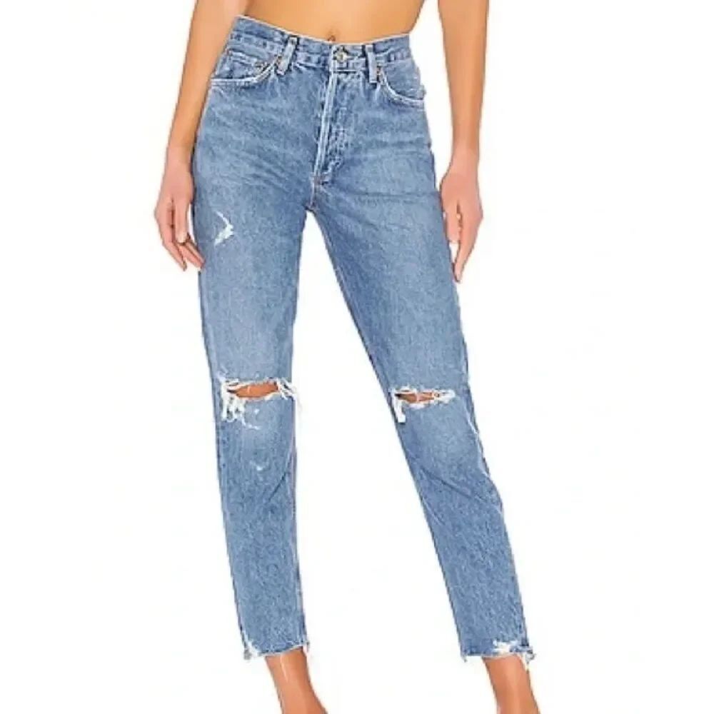 Agolde High Rise Jamie Straight Leg Jeans